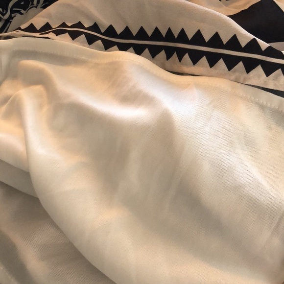 Wayward Fancies eShakti Black and White Graphic Print Babydoll Styling Dress - Picture 14 of 14